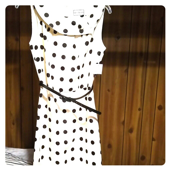 Vintagey polka dot dress!