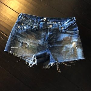 7 For All Mankind Denim Shorts