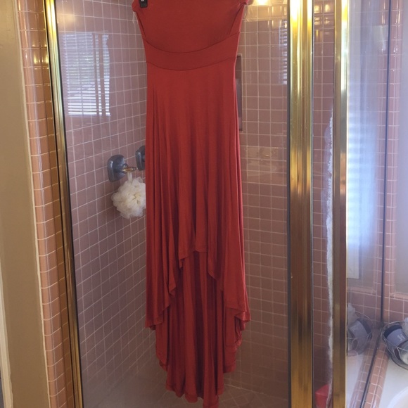 Windsor coral-colored dress