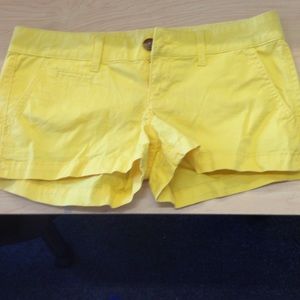 Yellow shorts