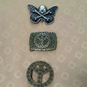 Bundle of 3 belt buckles *Reduced*