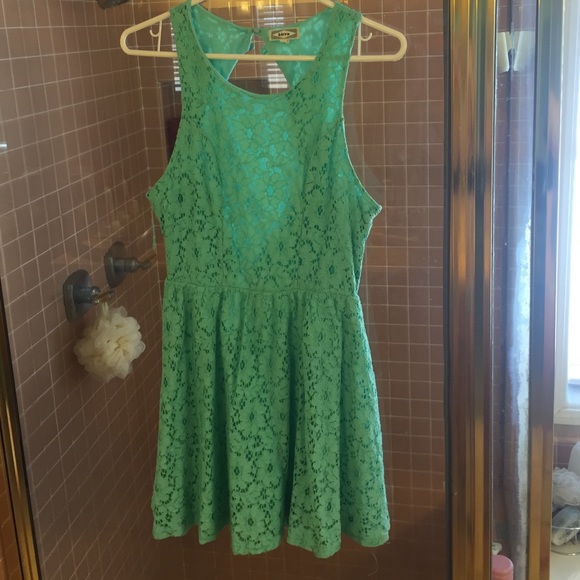 Windsor teal-colored dress