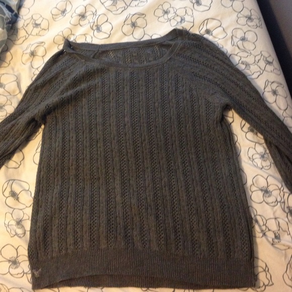 grey aeo sweater - Picture 1 of 2