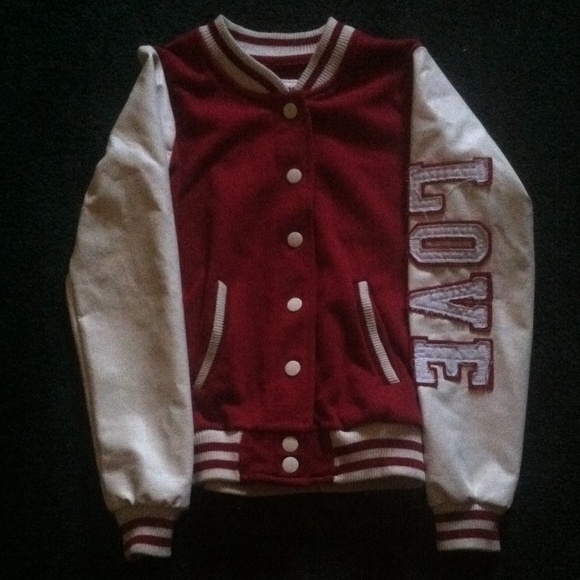 Red/white w/ fake leather