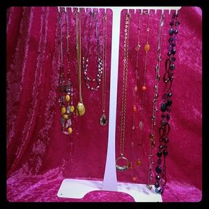 8 lia sophia necklaces. New