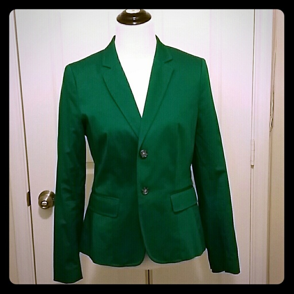 Emerald green blazer