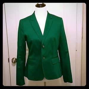 Emerald green blazer