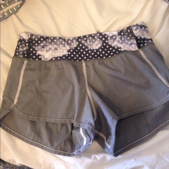 Grey lulu speed shorts
