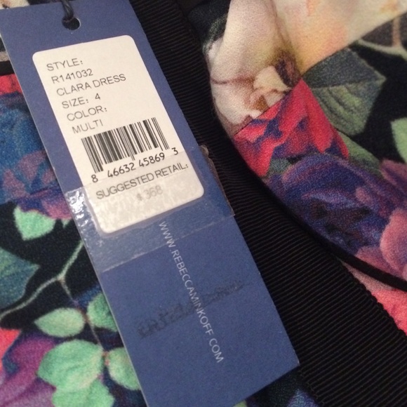 NEW Rebecca Minkoff Clara Floral Multi Dress - Picture 4 of 4