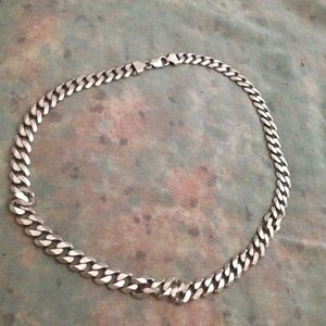 Sterling silver chain necklace women's