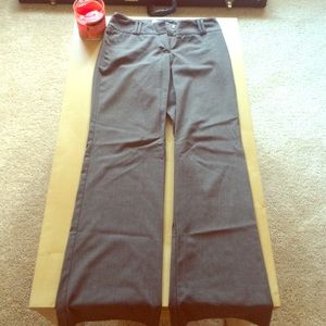 Petite gray work pants