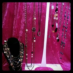 7 Lia sophia necklaces. New