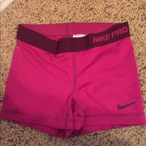 Magenta XS Nike pro spandex