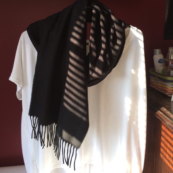 Black Cashmere Scarf