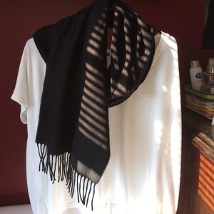 Black Cashmere Scarf