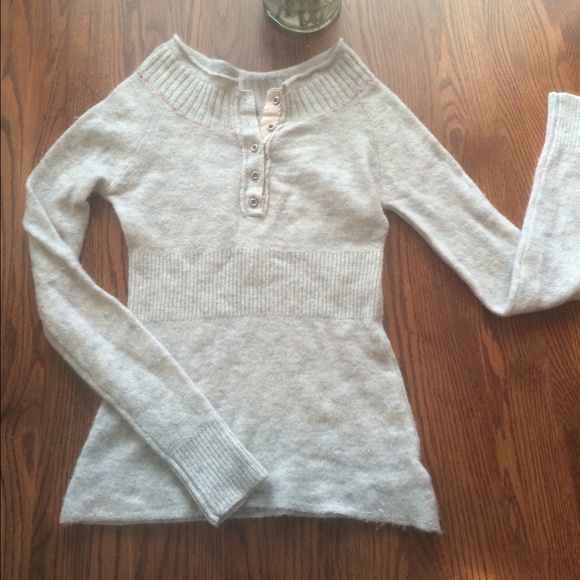 Free People grey wool sweater
