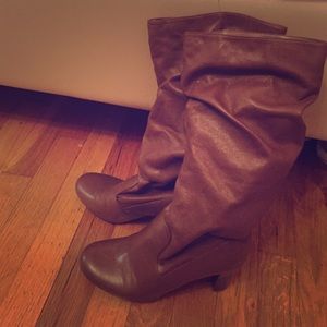 Nine West Brown Leather Boots