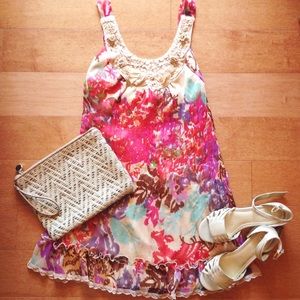 Fire LA (from Nordstrom) Multi-color floral dress