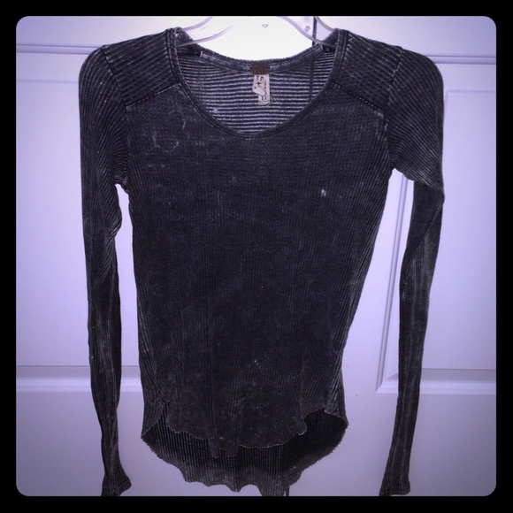 Free People grey long sleeve