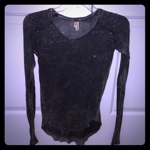 Free People grey long sleeve