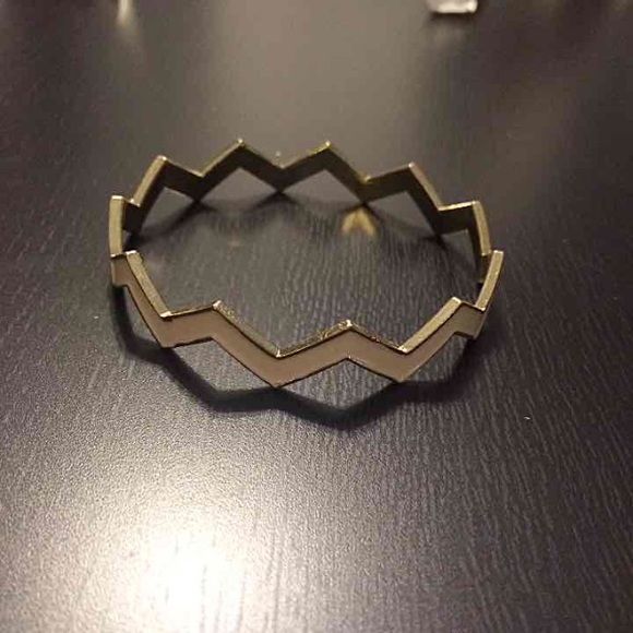 Chevron stackable bracelets - Picture 2 of 4