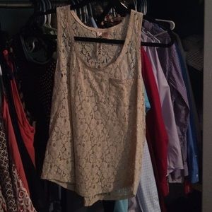 Lace tank top!