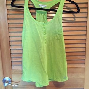 Aeropostale lime green tank