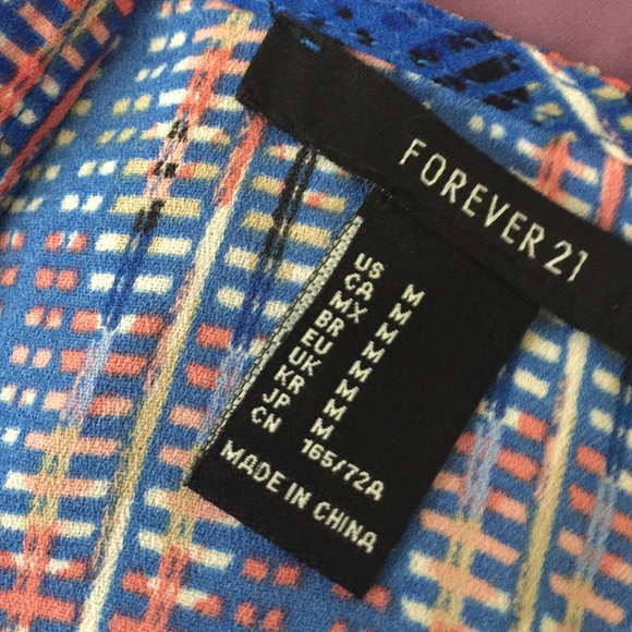 Blue patterned romper! - Picture 2 of 2