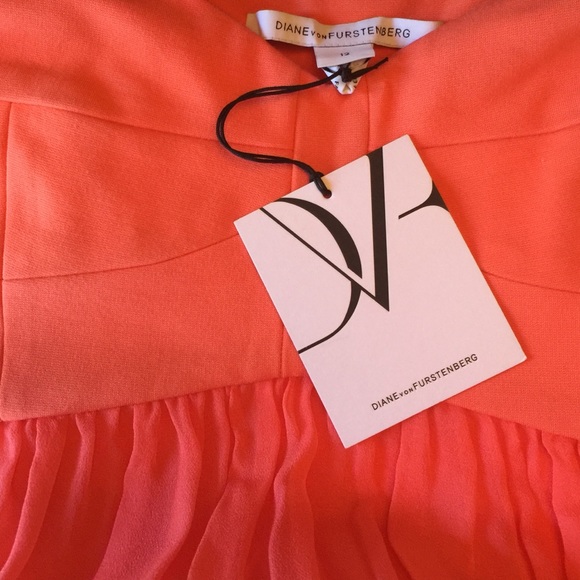 NWT DIANE VON FURSTENBERG Asti Strapless Dress - Picture 4 of 10