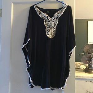 Flowy, black blouse