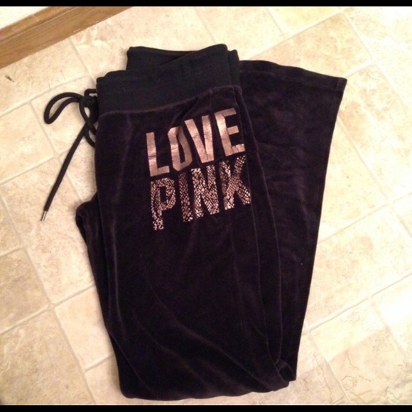 Victoria secret Velour sweat pants
