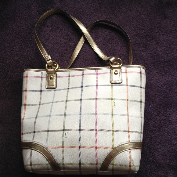 Retired Coach bag-Tattersall - Picture 2 of 4