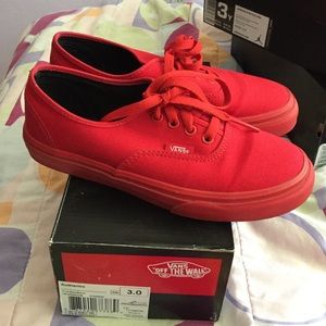 All red vans