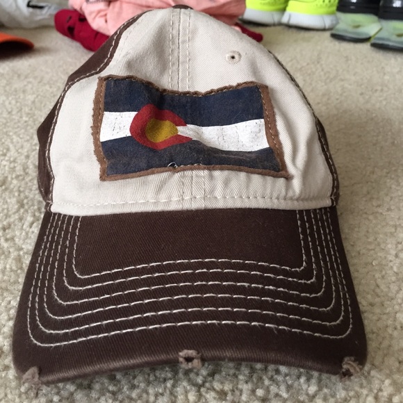 Brown Colorado flag hat