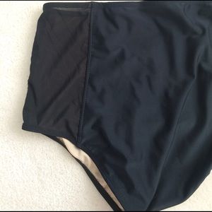 Black High-Waisted Bathing suit! Sheer sides!