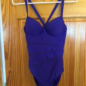 Blue swimming suit