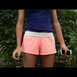 No Boundaries Juniors Roll Waist Athletic Shorts