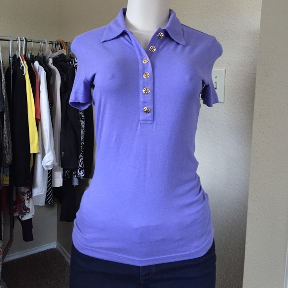 Tory Burch light purple top