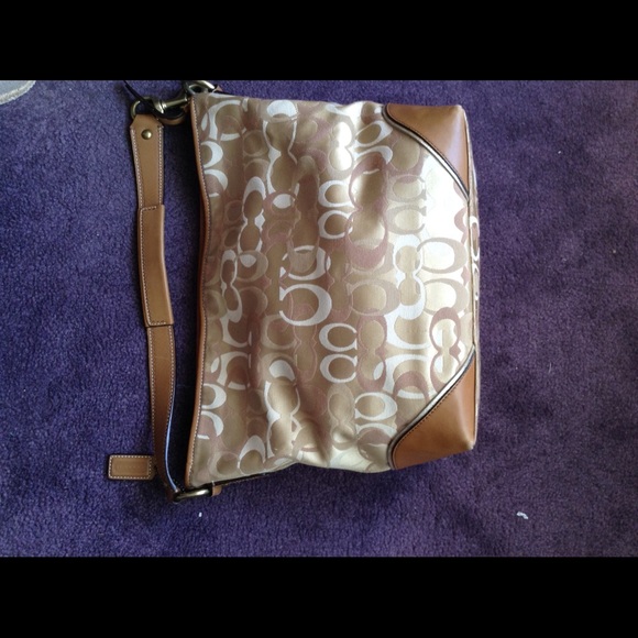 Coach signature tote beige/brown - Picture 2 of 4