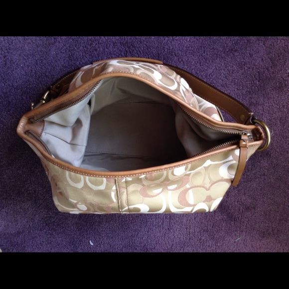 Coach signature tote beige/brown - Picture 3 of 4