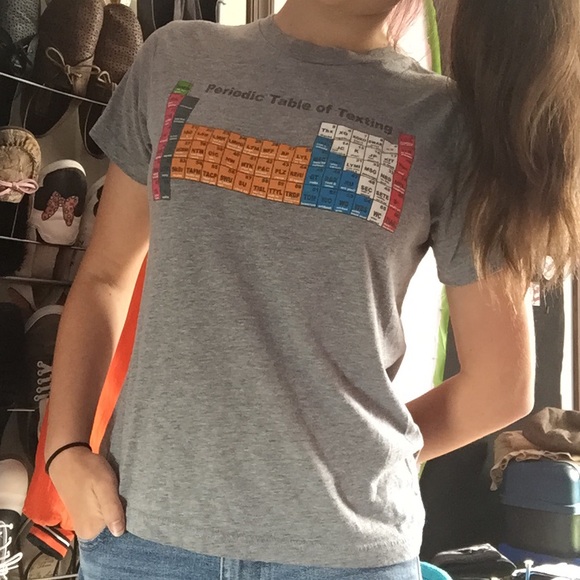 Forever 21 Tops Periodic Table Of Texting Tee Poshmark