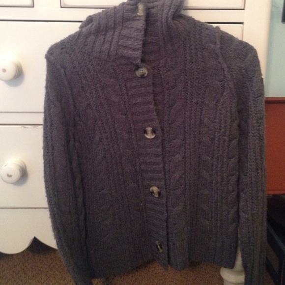 Grey sweater. Woven very comfy
