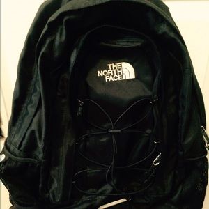 North face jester black book bag