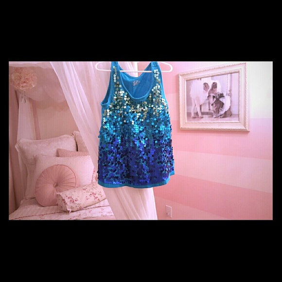 Justice sequin shirt