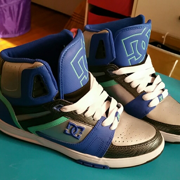 DC Shoe Co. Periwinkle/Mint/Charcoal/White