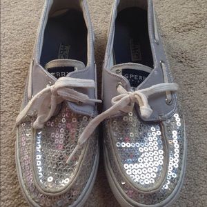 Sequined Sperry's