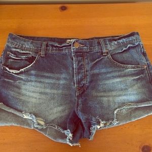 Free People - denim shorts