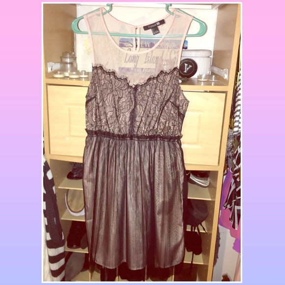 Lace sheer dress