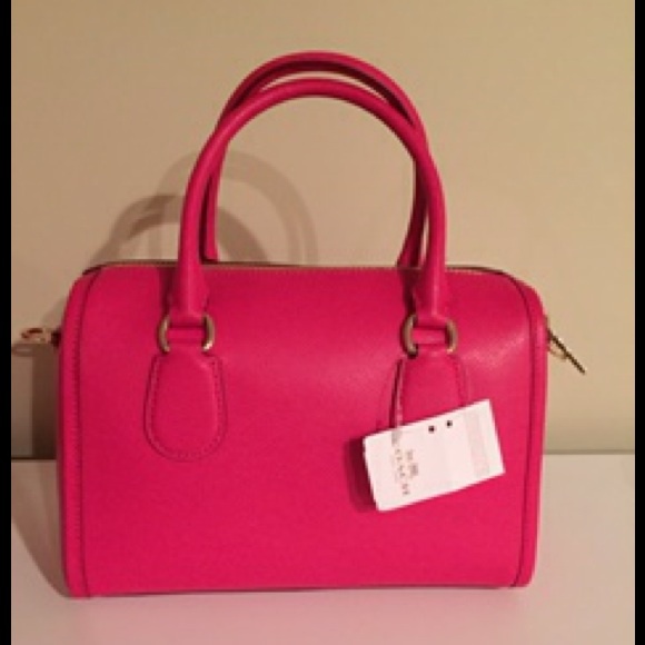 Nwt authentic coach pink ruby mini Bennett - Picture 3 of 4