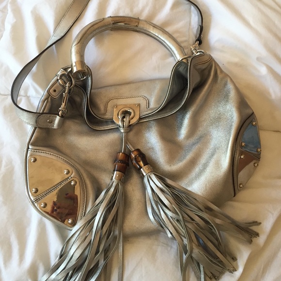 Gucci Purse silver
